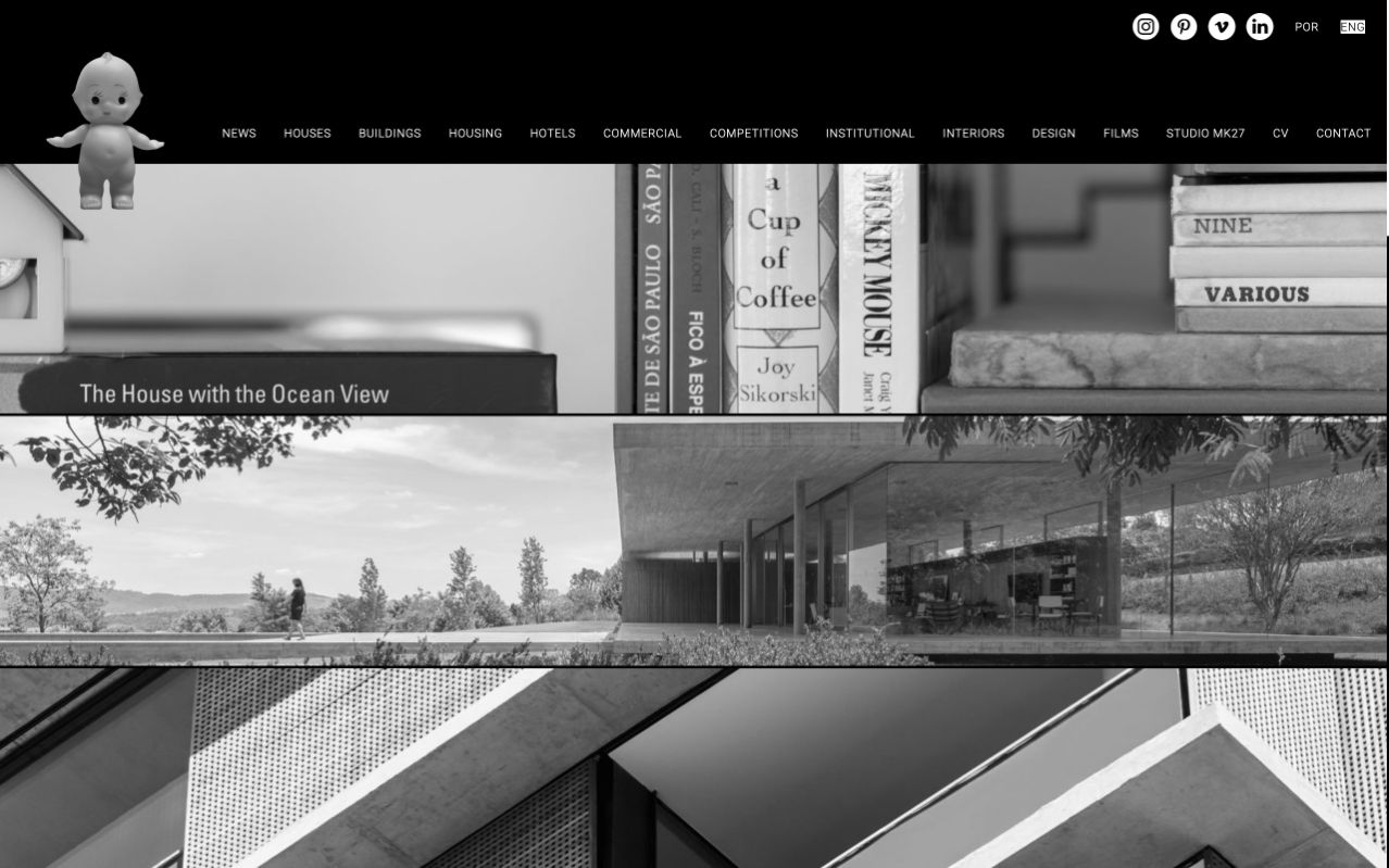 Capture du site Studio MK27