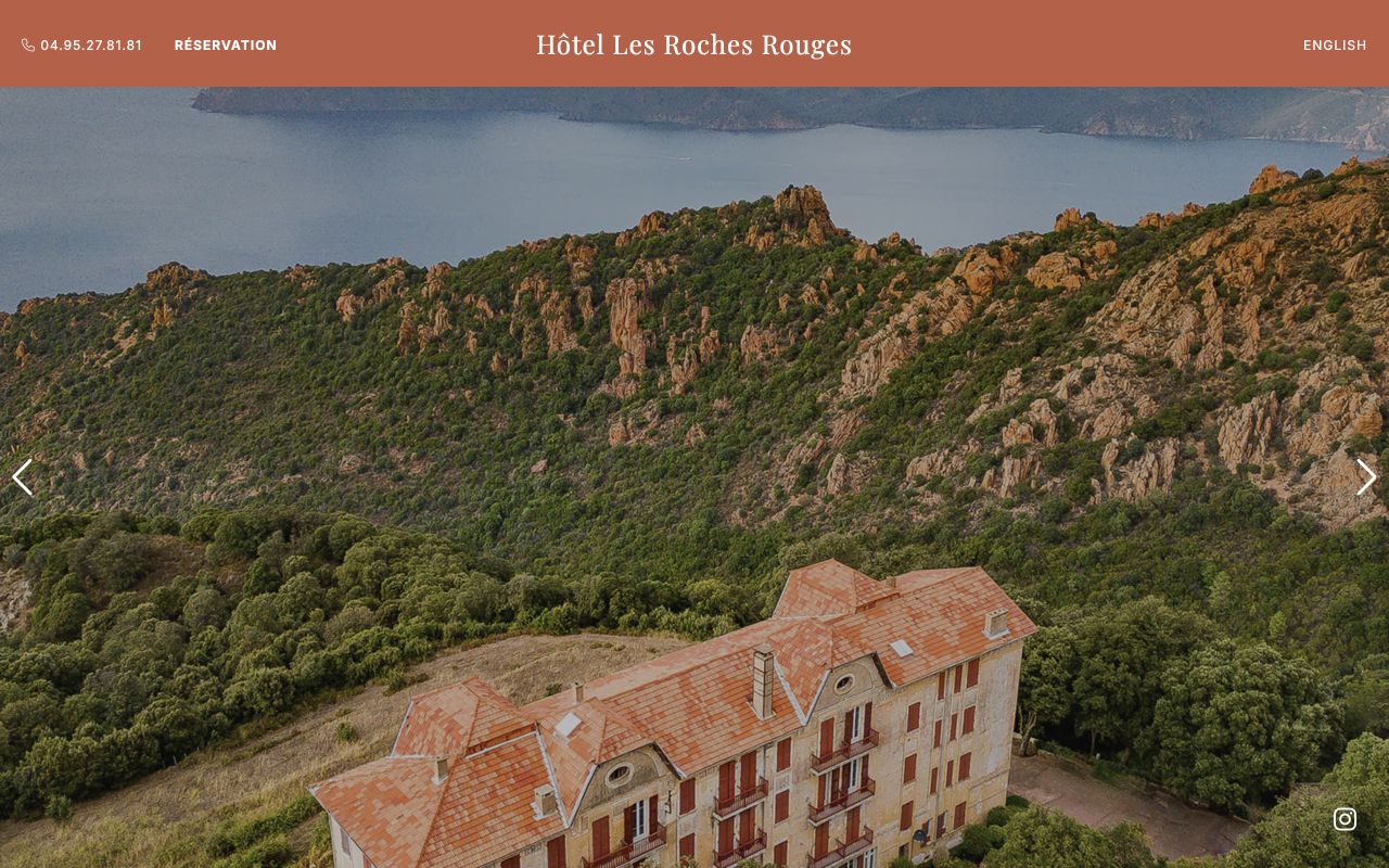 Capture du site Les Roches Rouges